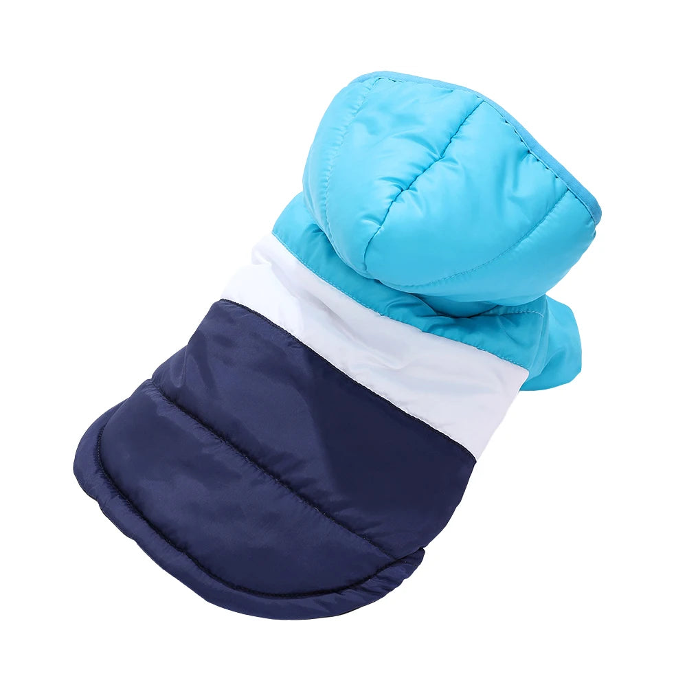 Pet Winter Hooded Coat for Small Medium Dogs Cats Windproof Warm Dog Jacket Soft Padded Puppy Clothes Chihuahua Yorkie Overalls