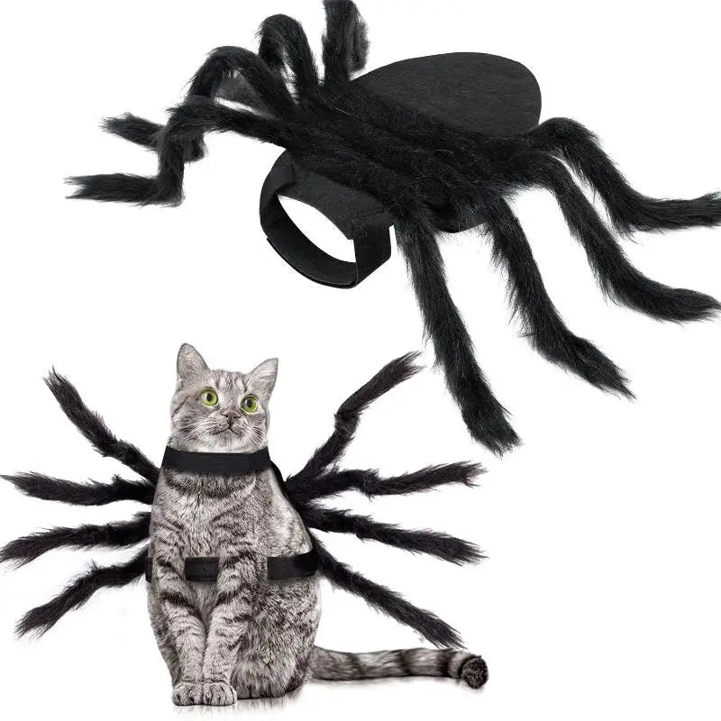Pet Dog And Cat Costume Halloween Spider Transformation Outfit Pet Costume Pet Cat Dog Funny Cosplay Dress Up Clothes Costume